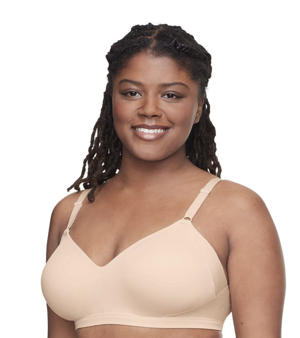 Warners No Side Effects Comfort Wireless Lift T-Shirt Bra Butterscotch Size L